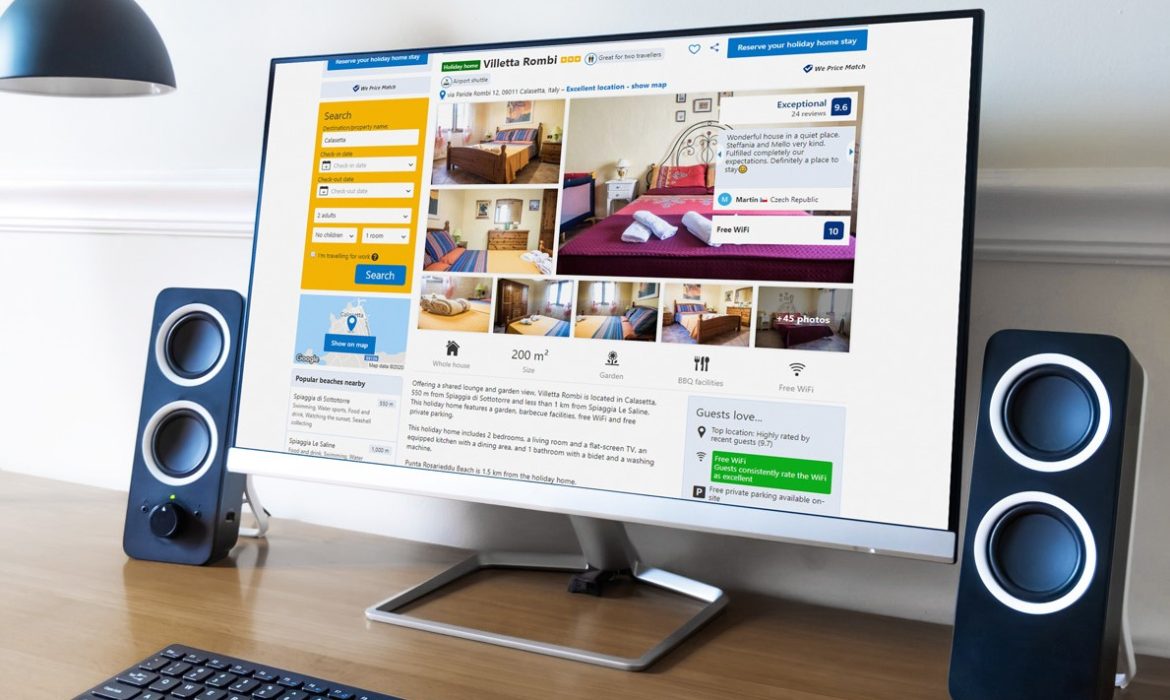 realizzazione pagina villetta Rombi per affitto casa vacanza tramite OTA