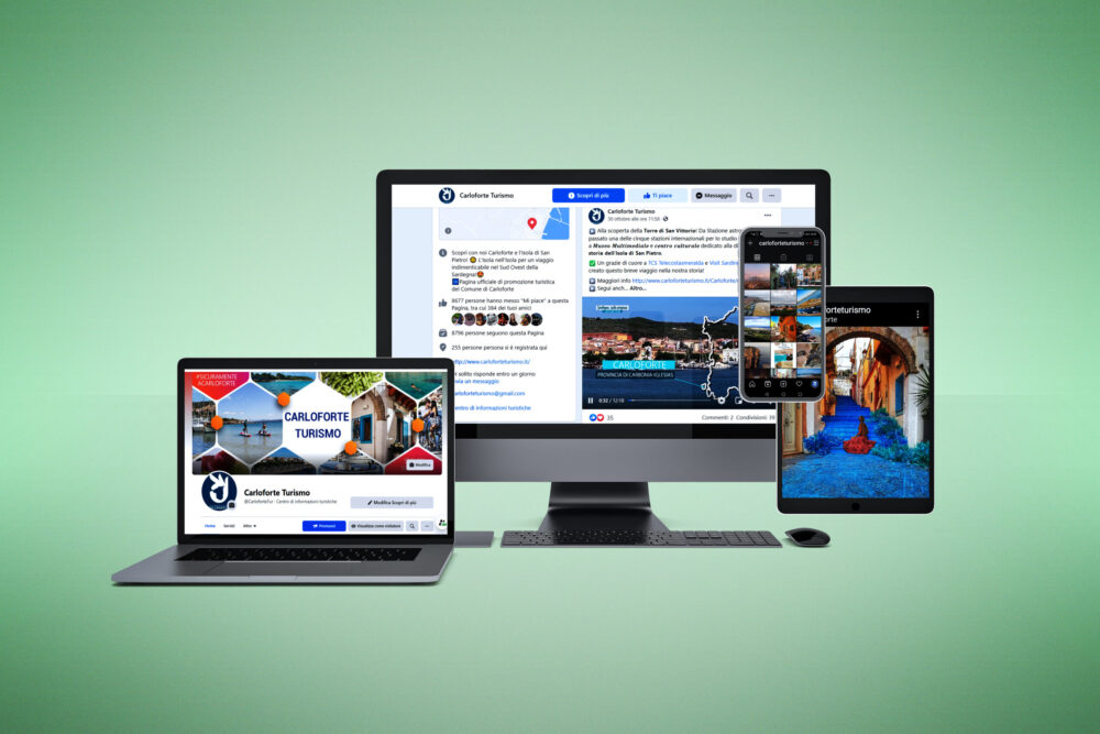 gestione fanpage carloforte turismo