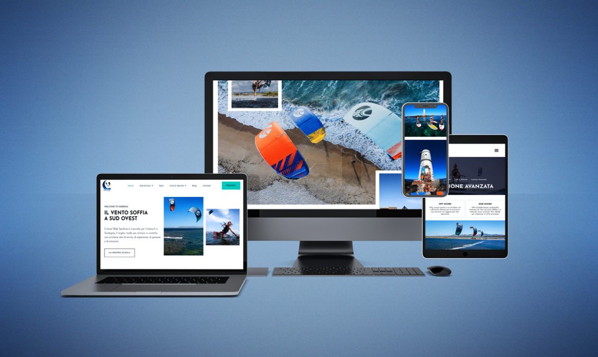 Studio e realizzazione sito web per Critical slide Sardinia